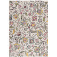 WOLLTEPPICH Botanisch Floral mit Aquarell-Effekt, Wohnzimmer Multicolor Rechteckig 160x230 - Multicolor, Textil (160/230cm) - KADIMA DESIGN