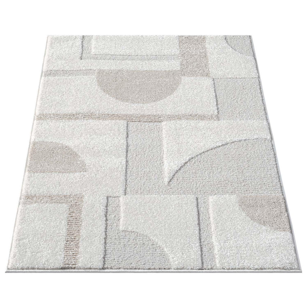 KURZFLOR-TEPPICH Lounge 9992 Creme 80x150 cm - Creme, Textil (80/150cm) - carpet city