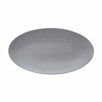 SERVIERPLATTE Life Fashion Elegant Grey 33x18 cm - Grau, Keramik (17.9/2.5/32.9cm) - Seltmann Weiden