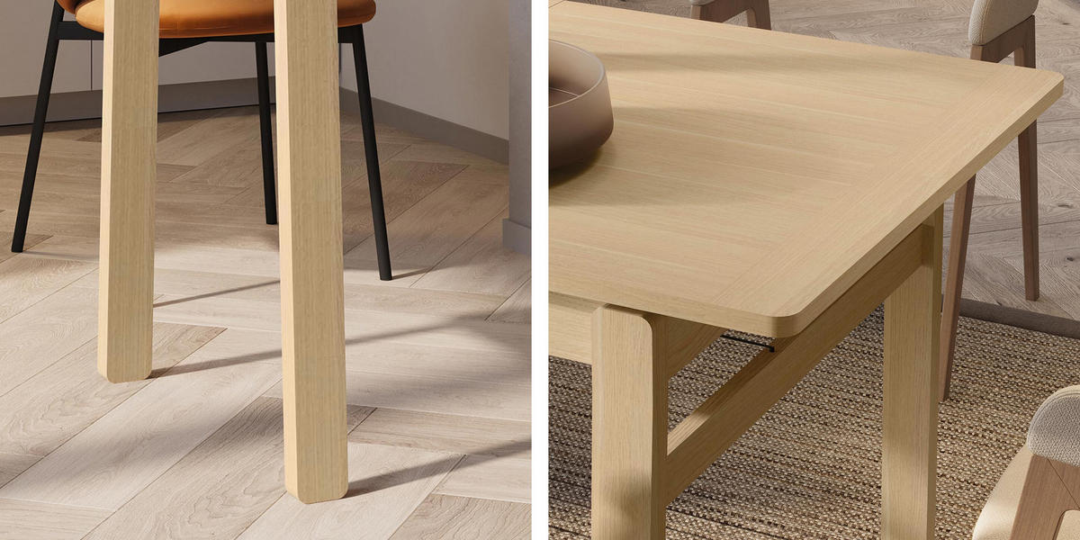 ESSTISCH ausziehbar Plot PT02 - Dunkelbraun, Holz/Holzwerkstoff (60/104/77cm) - MIRJAN24