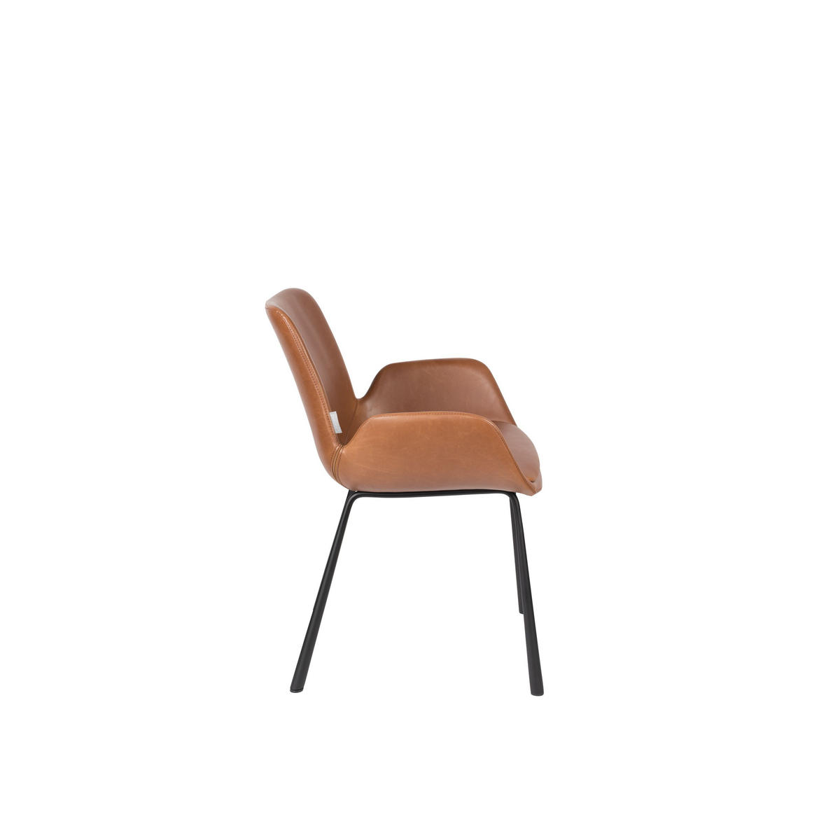 ESSZIMMERSTUHL Brit LL Braun - 2 er Set - Braun, Kunststoff (59/79/62cm) - Zuiver