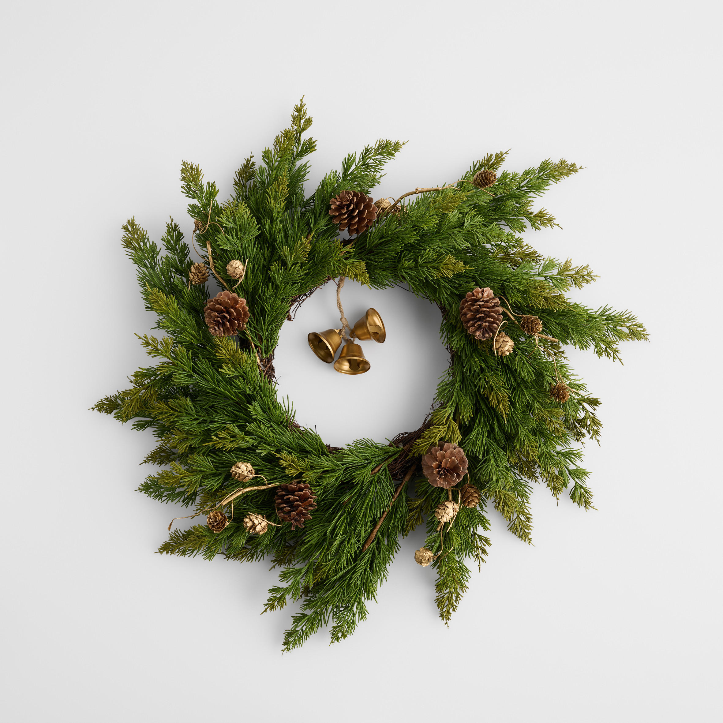 WEIHNACHTSKRANZ Folke, Ø54cm - Grün, Kunststoff (54/11/54cm) - home&you