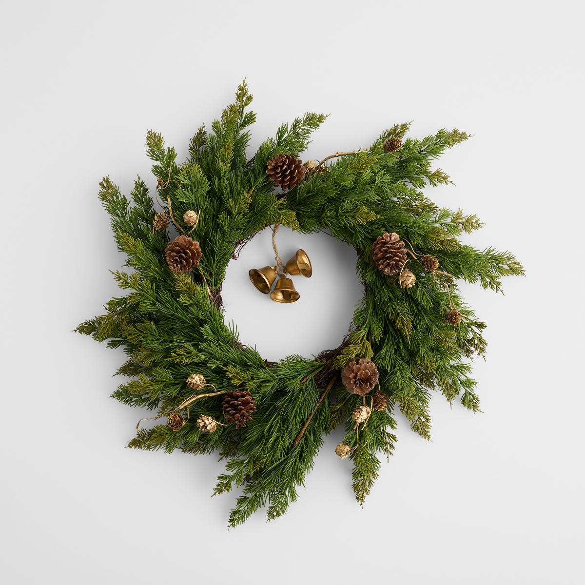 WEIHNACHTSKRANZ Folke, Ø54cm - Grün, Kunststoff (54/11/54cm) - home&you