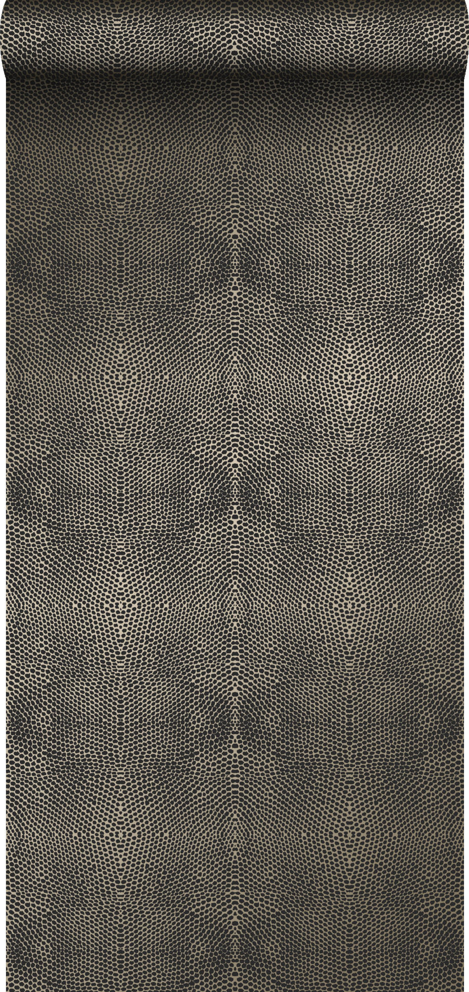 TAPETE Tierhautmuster 53 cm x 10.05 m - Schwarz, Papier (53/1000cm) - Origin Wallcoverings