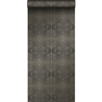 TAPETE Tierhautmuster 53 cm x 10.05 m - Schwarz, Papier (53/1000cm) - Origin Wallcoverings