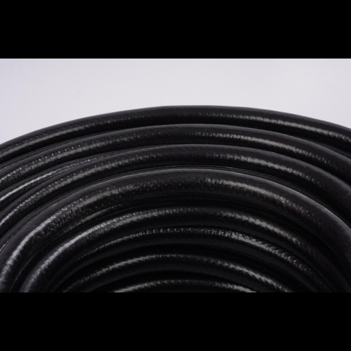 GARTENSCHLAUCH - Schwarz, Kunststoff (2000cm) - Relaxdays