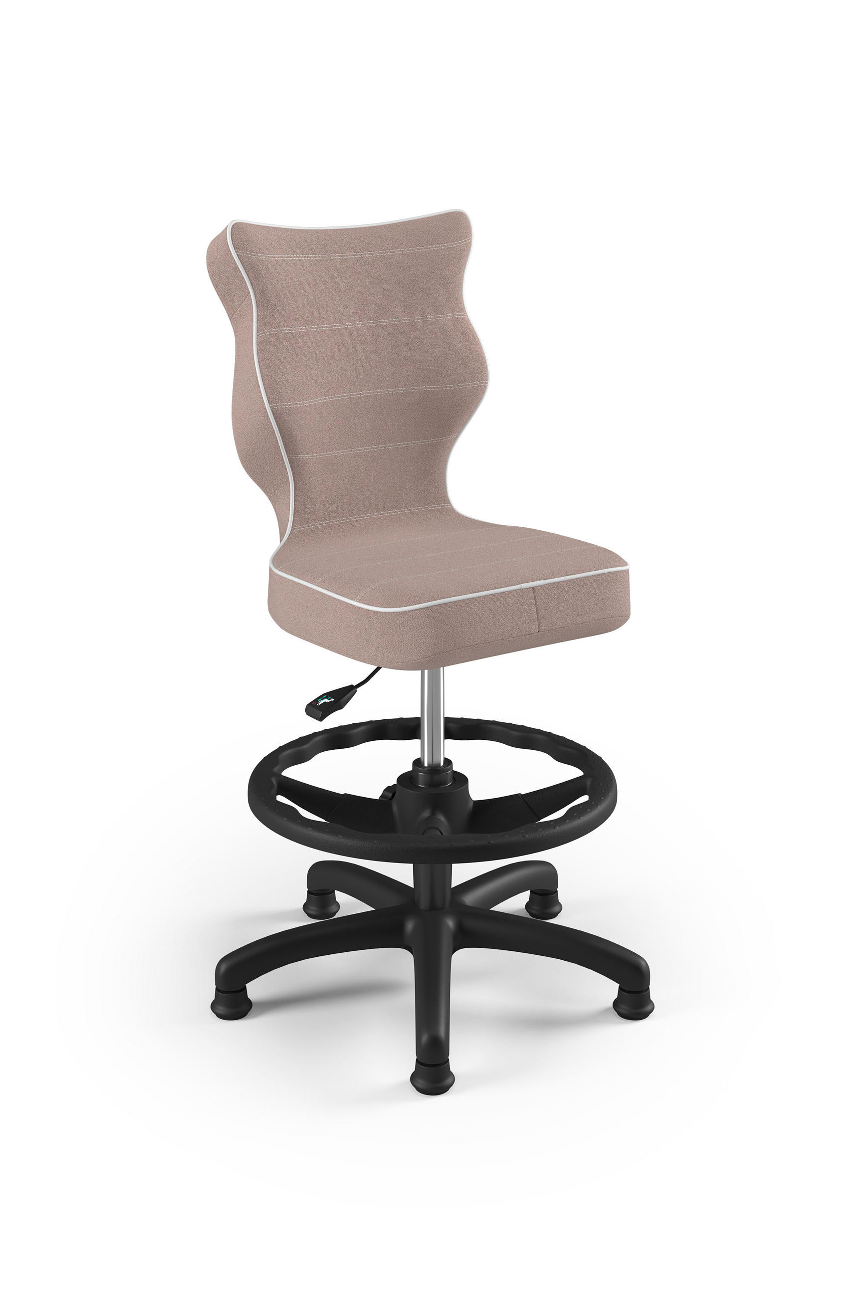 KINDERSTUHL Petit mit Fußstütze - Weiß, Textil (66/90/66cm) - RAUMHIRSCH FURNITURE