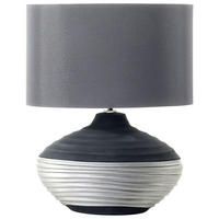 TISCHLAMPE Lima 34/34/42 cm - Grau, Keramik (34/34/42cm) - Beliani