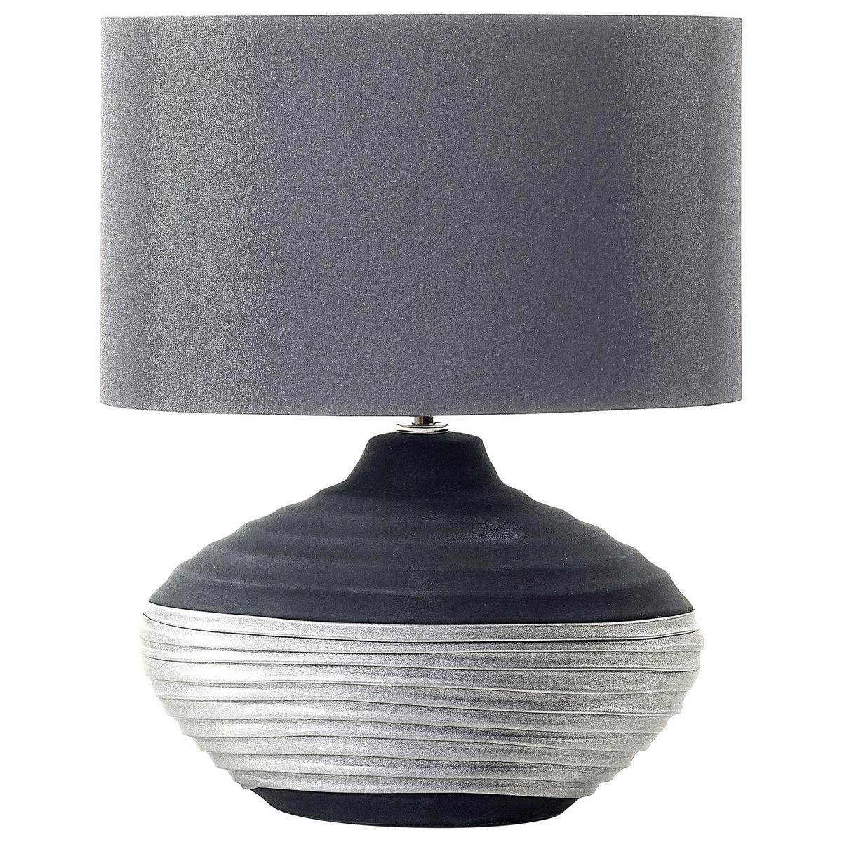 TISCHLAMPE Lima 34/34/42 cm - Grau, Keramik (34/34/42cm) - Beliani