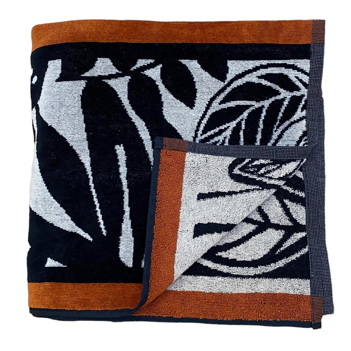 STRANDTUCH Frottee Velours Jacquard Inagua 140x180 400g/m² - Beige, Textil (140/180cm) - LE COMPTOIR DE LA PLAGE