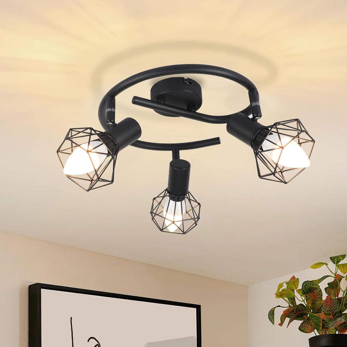 STRAHLER Erleichterung 20/25/28 cm - Schwarz, Metall (20/25/28cm) - ZMH