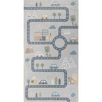 KINDERTEPPICH Maschinenwaschbar 80/150 cm Grau - Grau, Naturmaterialien/Textil (80/150cm) - LIVABLISS