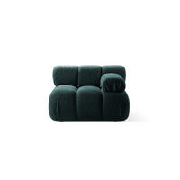 MODUL rechts Bellis aus Boucle petrol - Petrol, Textil (94/70/94cm) - Micadoni