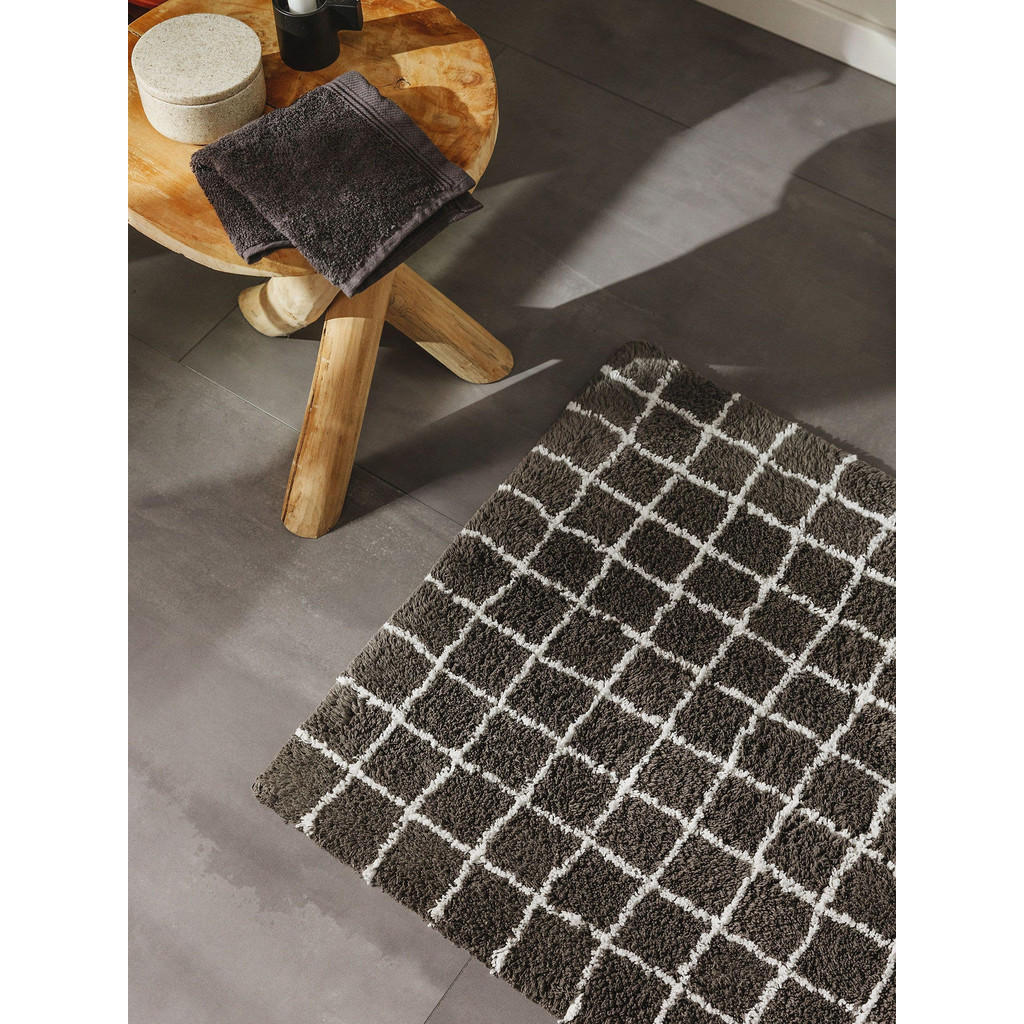 Thumbnail - benuta Nest Badematte, Grau, Textil, Rechteckig, 70x120 cm, Oeko-Tex® Standard 100, Badtextilien, Badematten