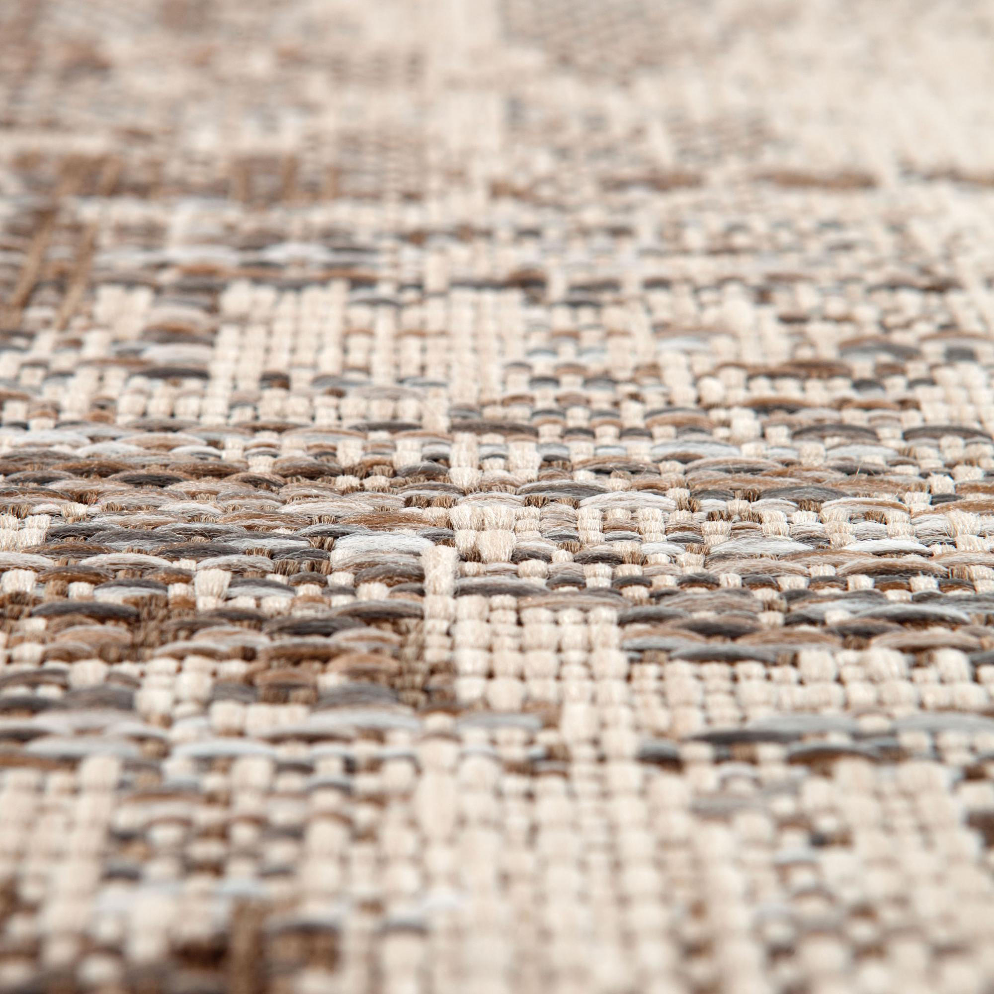 OUTDOOR-TEPPICH Catania 2 natur durchmesser 160 cm - Naturfarben, Textil (160/160cm) - Vivaraise