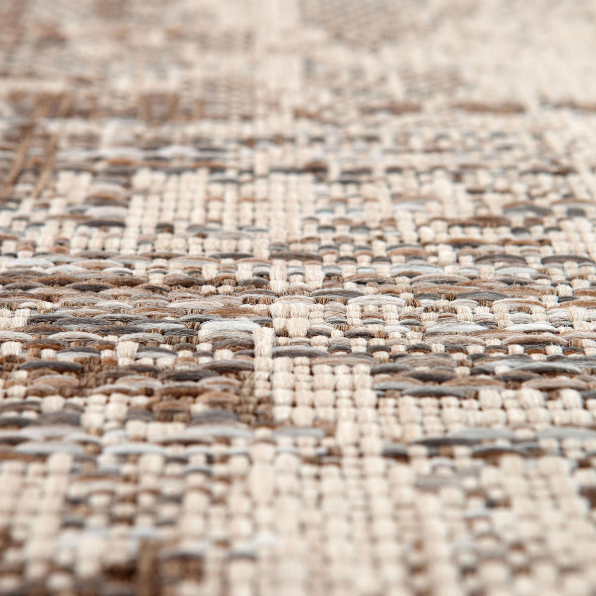 OUTDOOR-TEPPICH Catania 2 natur durchmesser 160 cm - Naturfarben, Textil (160/160cm) - Vivaraise