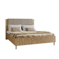 DOPPELBETT Luk III 160/200 cm ohne Matratze, Lattenrost, Bettkasten, artisan, beige - Beige/Eiche Artisan, Kunststoff (160/200cm) - Margaret Hadas24
