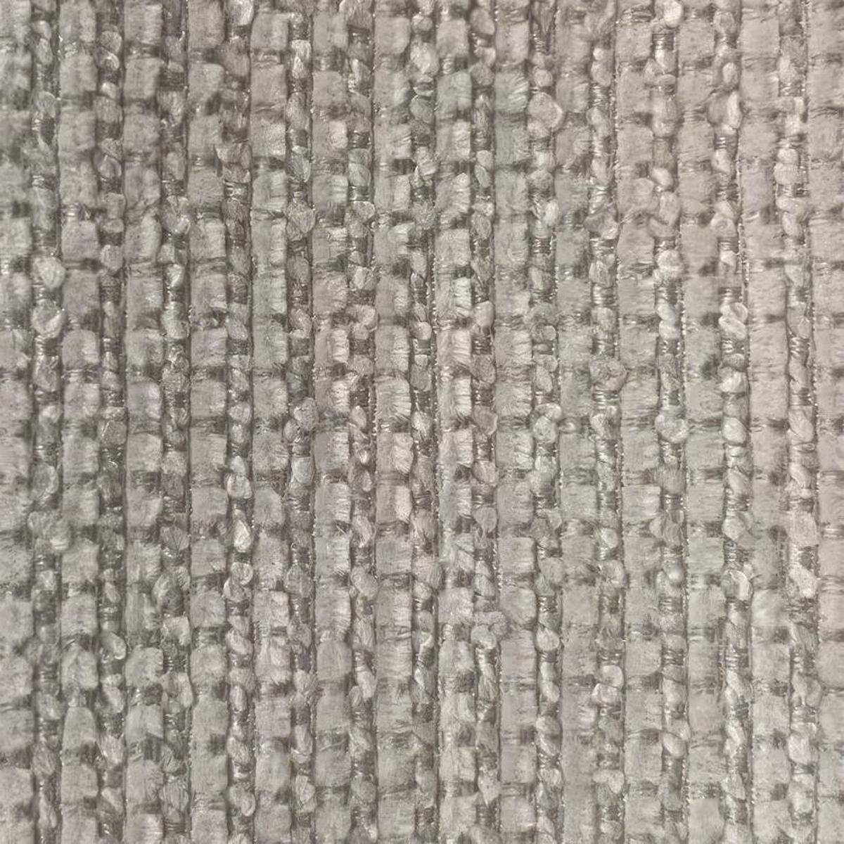 STÜHLE 4er-Set gepolstert skandinavisch mit beigefarbenem Chenille-Bezug und Beinen aus Metall in Eichenoptik – MIA - Beige/Schwarz, Textil/Metall (46.5/82/47.5cm) - Sicaan