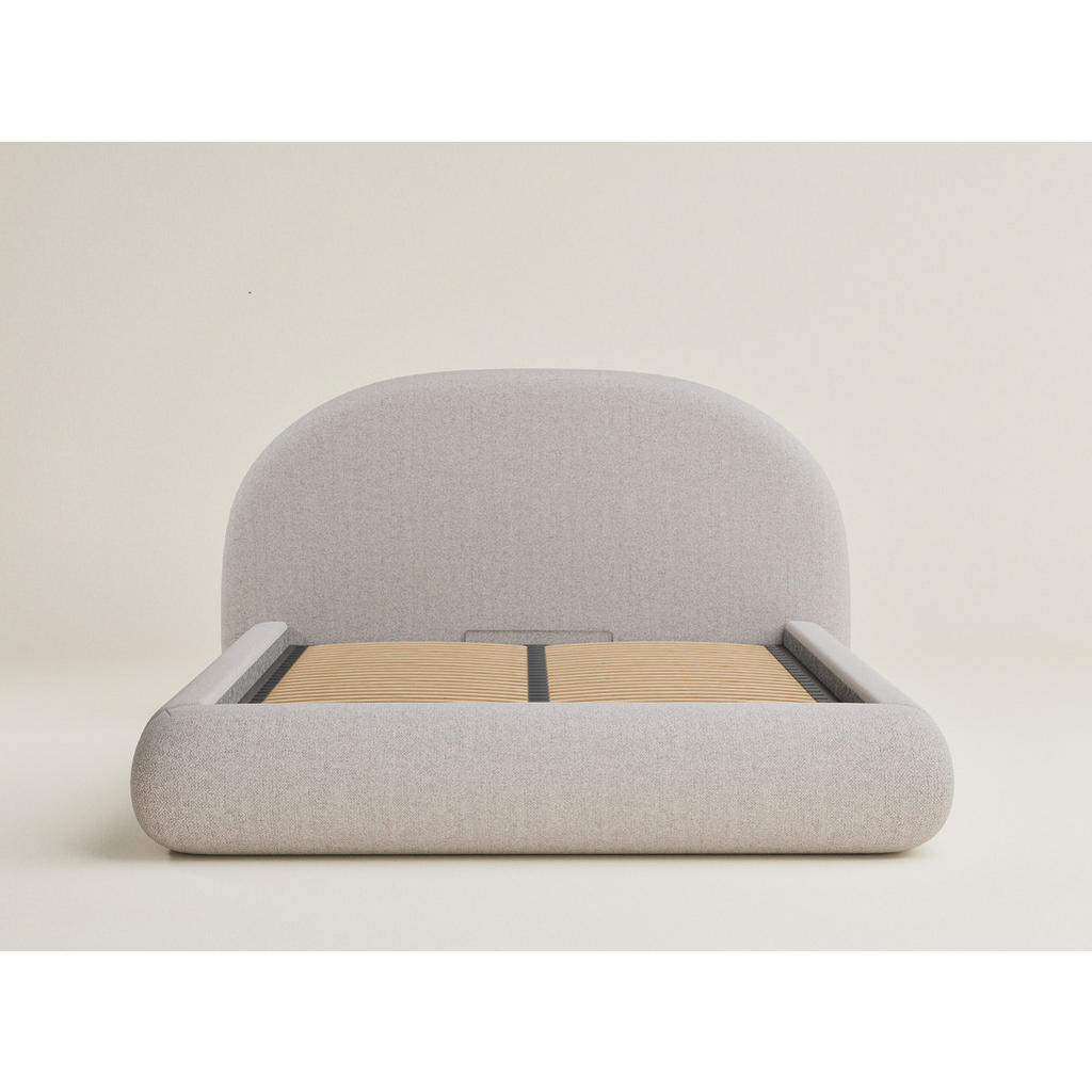 Thumbnail - Maison de Reve Polsterbett, Beige, Textil, Echtholz,Kiefer, 160x200 cm, Oeko-Tex® Standard 100, Hergestellt in Europa, S...