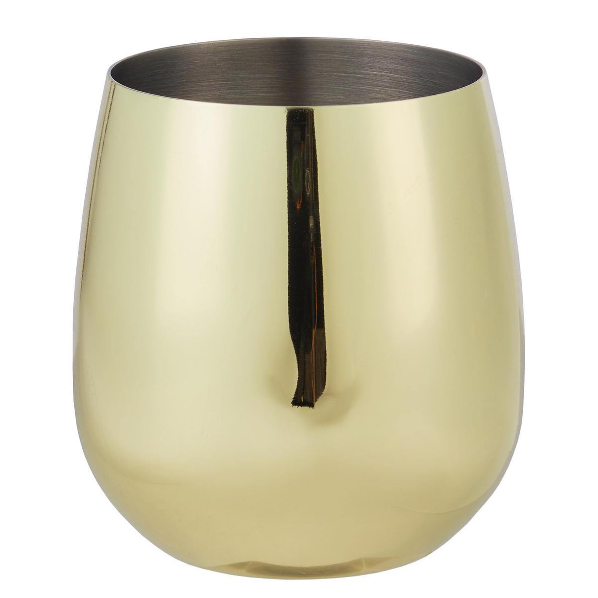 TRINKBECHER (4er-Set) Manhattan Lounge - Goldfarben, Metall (0.5L) - Butlers
