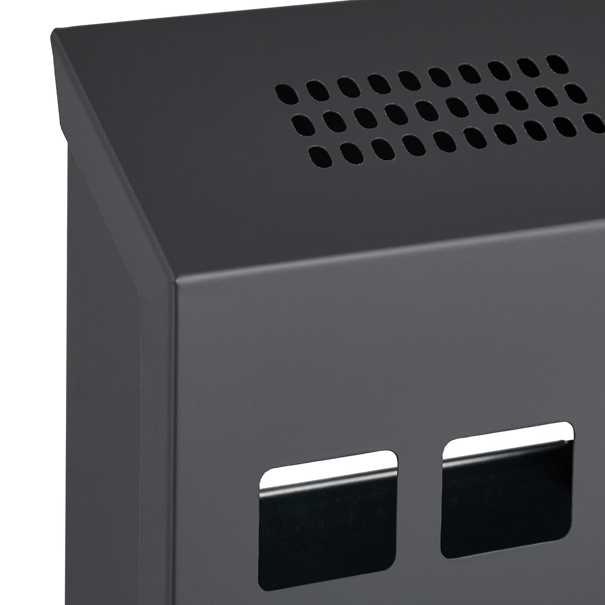 WANDASCHENBECHER - Anthrazit, Metall (15cm) - Relaxdays