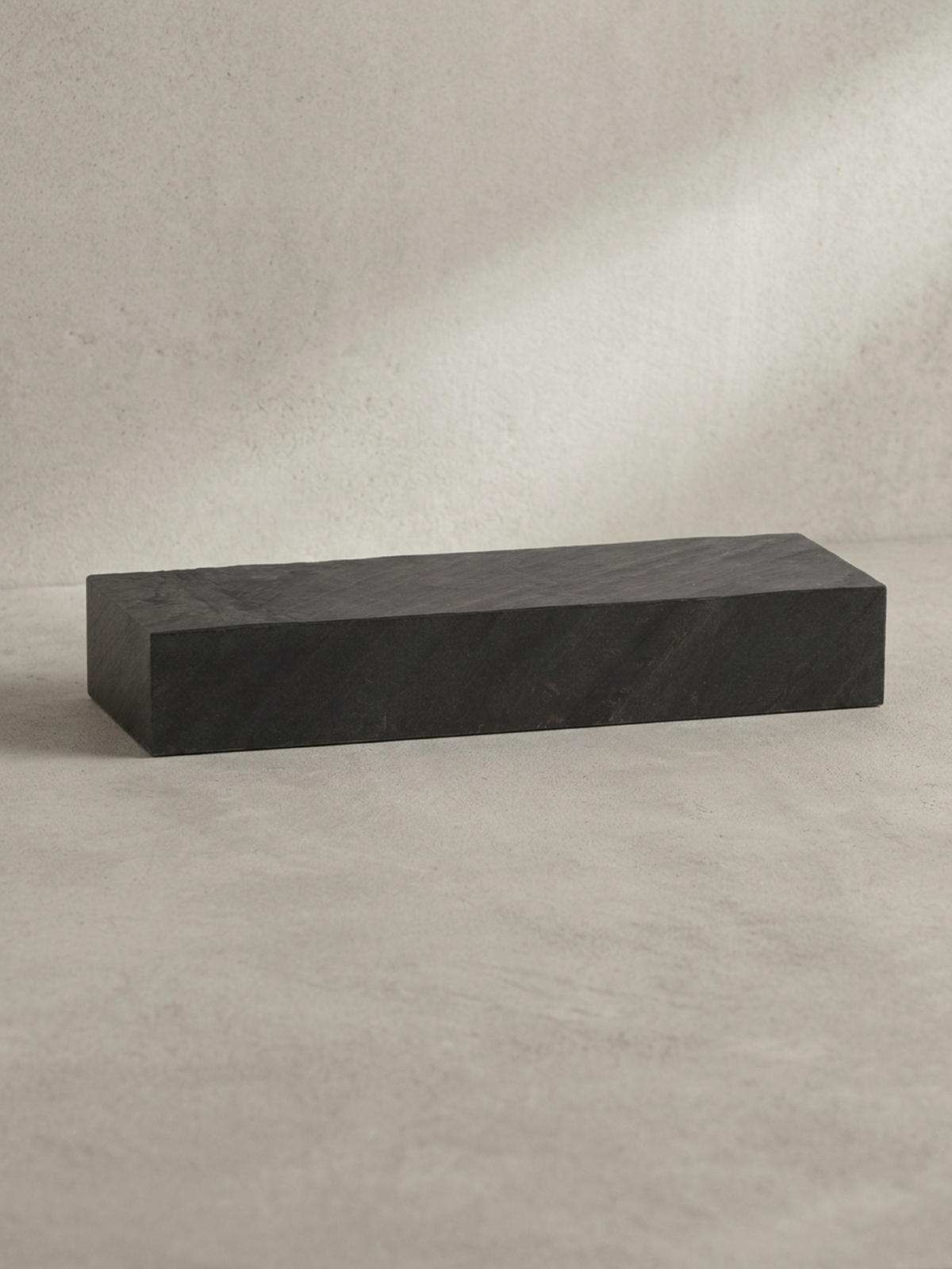 WANDREGAL Mango Massivholz Steinoptik Rechteckig Modern, Grau 60x20x10 cm - Grau, Holz (60/10/20cm) - KADIMA DESIGN