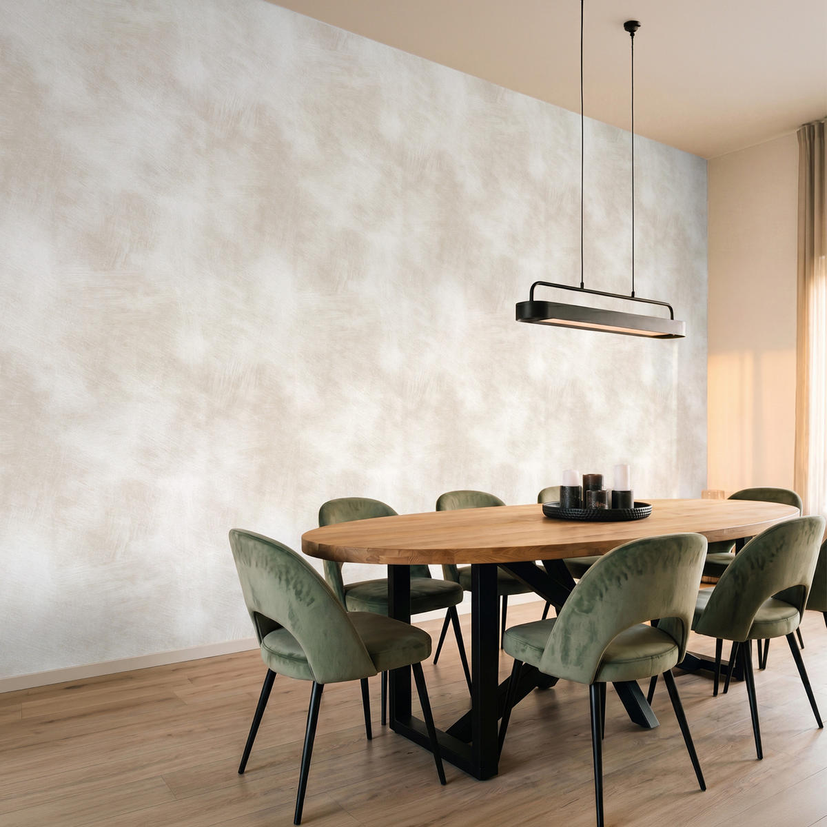 TAPETE - Dezent - Textur - Beige - 500x280 cm - Creme, Papier (500/280cm) - OnlyWow