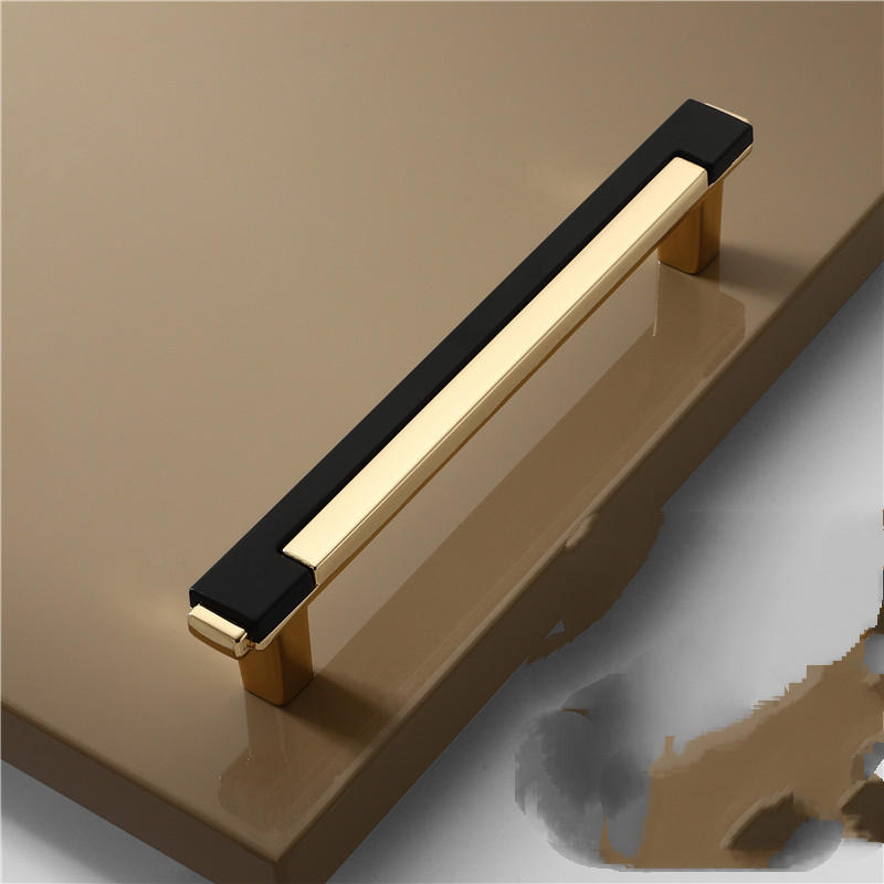 MÖBELGRIFF Schwarz 6er-Set 128 mm - Goldfarben, Metall (0.1/2.8/1.54cm)