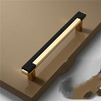 MÖBELGRIFF Schwarz 6er-Set 128 mm - Goldfarben, Metall (0.1/2.8/1.54cm)