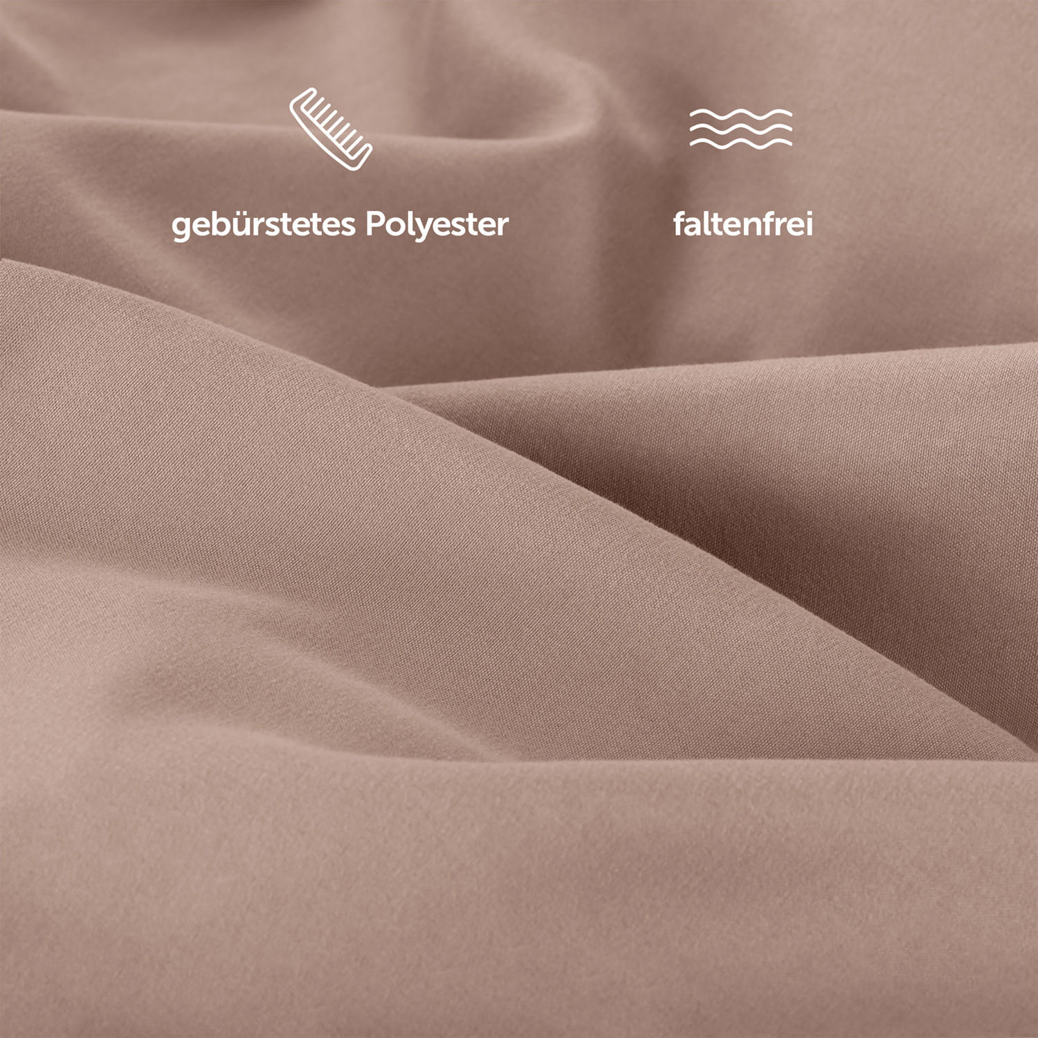 BETTTUCH ohne Gummi 320/275 cm, in Rosa - Rosa, Textil (275/320cm) - Blumtal