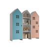 REGALSCHRANK Set Kania 173x37x171 MDF Weiß /Bunt - Blau/Pink, Holzwerkstoff (173/171/37cm) - 58aufmkessel