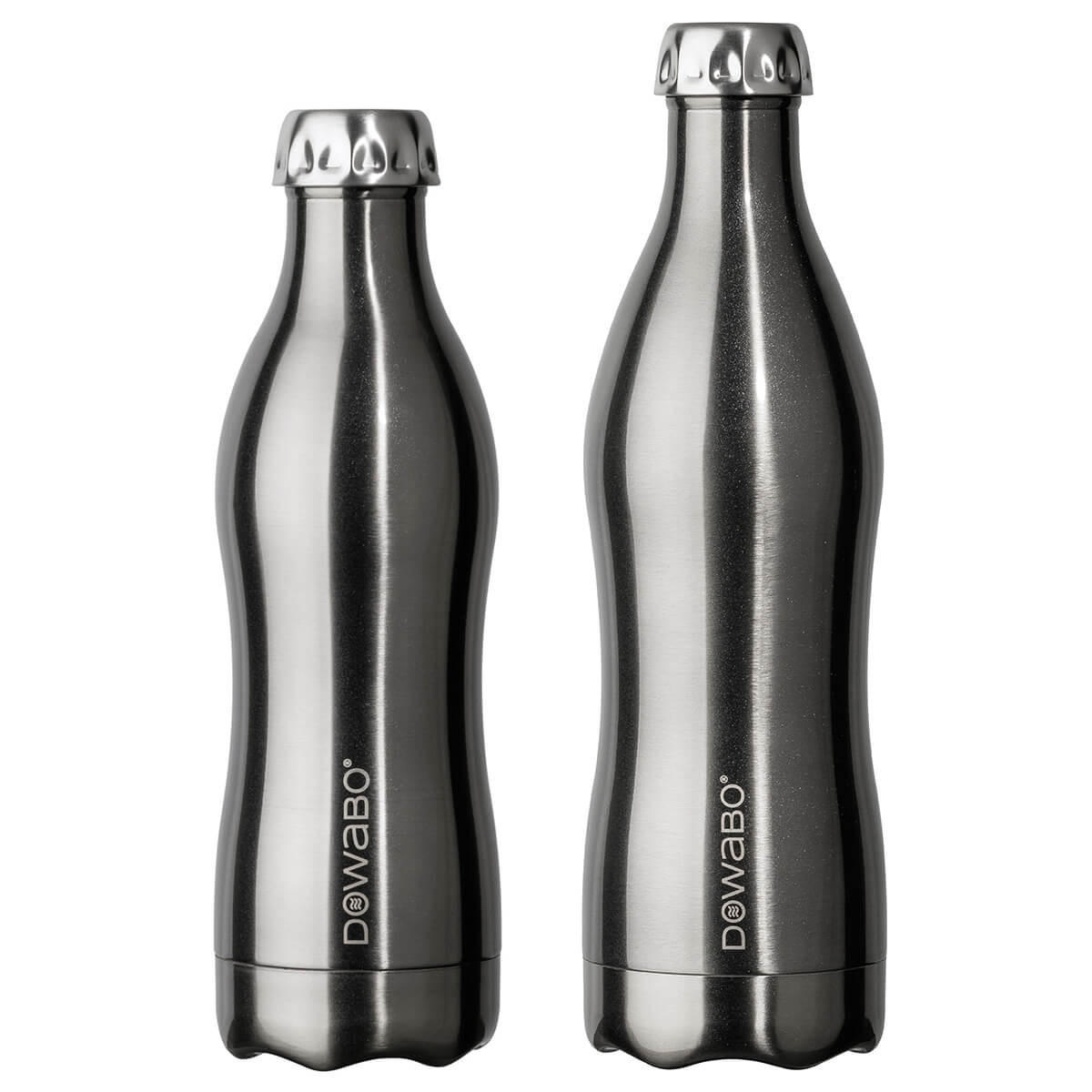 ISOLIERFLASCHE Dowabo - Titanfarben, Metall (0.75L) - Dowabo