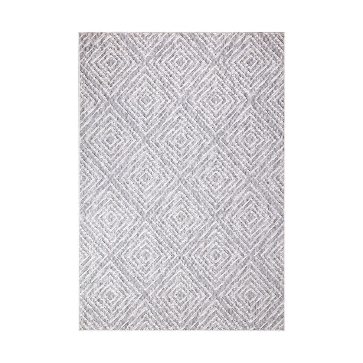 OUTDOOR-TEPPICH Sun 464 Grau 160x230 cm - Grau, Textil (160/230cm) - carpet city