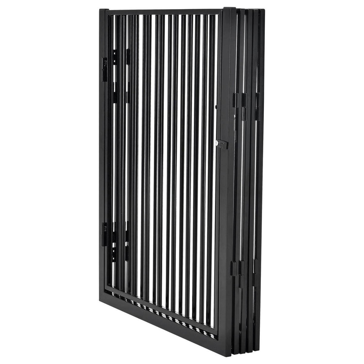 KAMINSCHUTZGITTER 300 cm - Schwarz, Metall (60/76/303cm) - Juskys