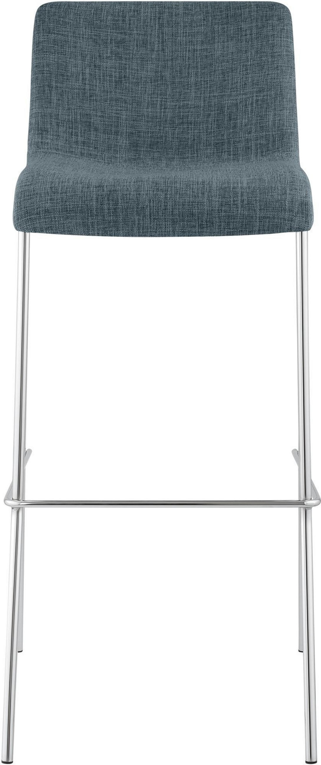 BARHOCKER Hover Stoff 100x43x48 cm blau - Blau, Textil (43/100/48cm) - furnicato