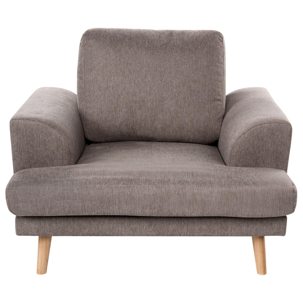 SESSEL Stoff Braun Kildal - Braun, Textil (114/90/96cm) - Beliani