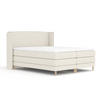 BOXSPRINGBETT Carizzo Creme 160/200 cm mit Matratze und Topper - Creme/Naturfarben, Holz/Holzwerkstoff (160/200cm) - Maison de Reve