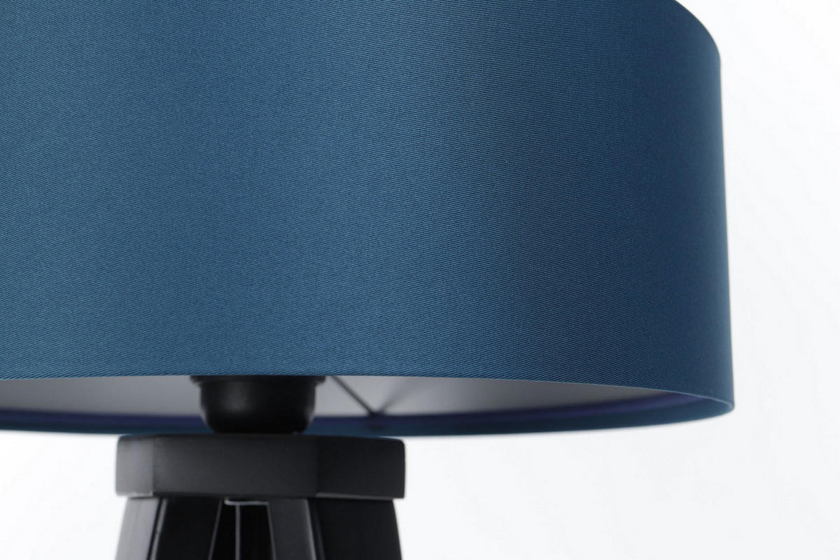 TISCHLAMPE Blau 30/45 cm - Silberfarben, Kunststoff (30/0.7/45cm) - ONZENO