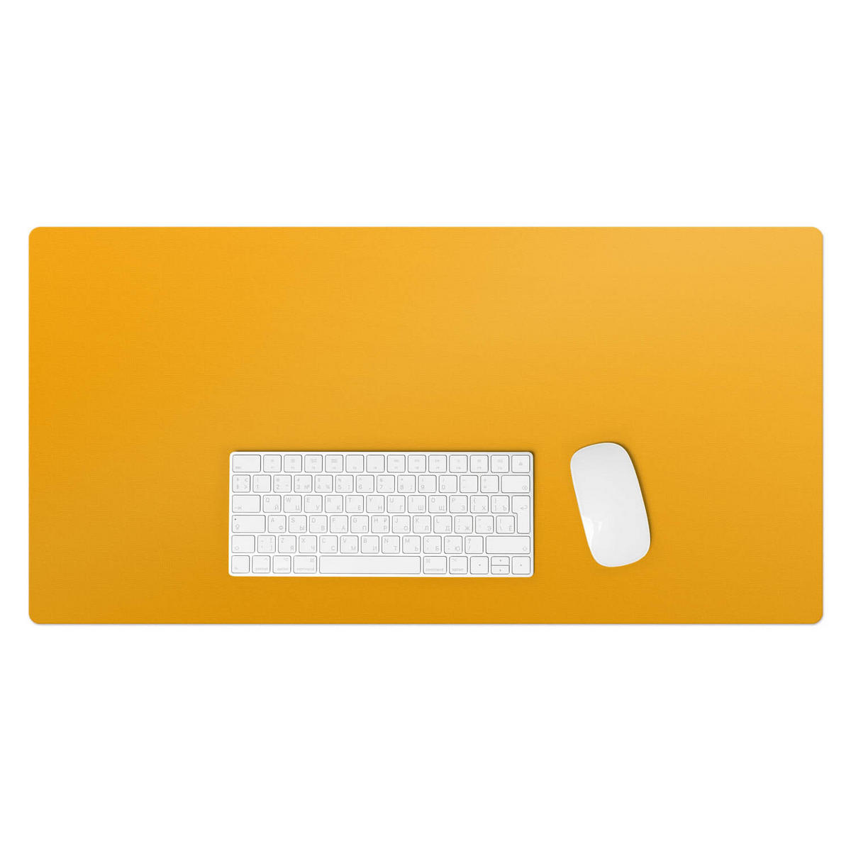 SCHREIBTISCHUNTERLAGE 90x45 cm Orange - Orange, Kunststoff (1.6/90/45cm) - Wallfluent