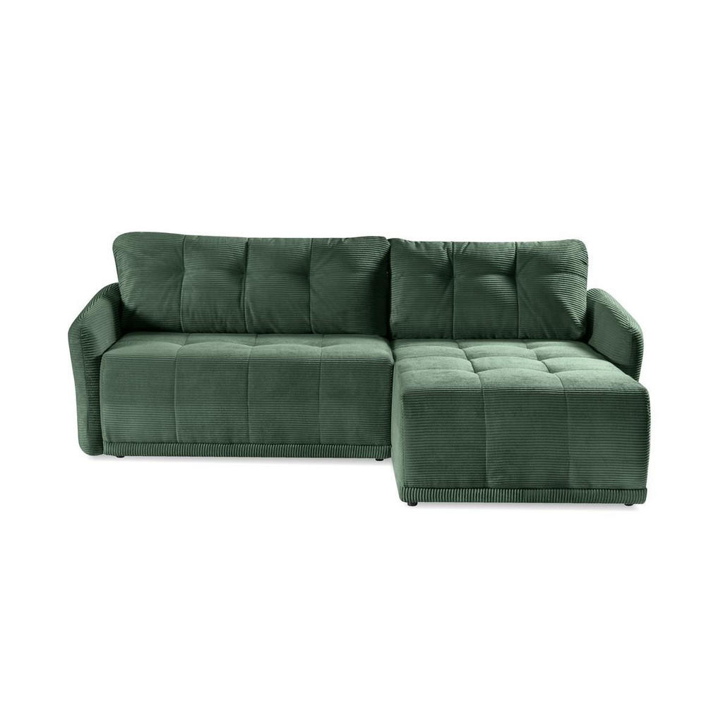 Thumbnail - Bettso Ecksofa, Grün, Holzwerkstoff, Textil, L-Form, 248x180 cm, Wohnzimmer, Sofas & Couches, Wohnlandschaften, Ecksofas