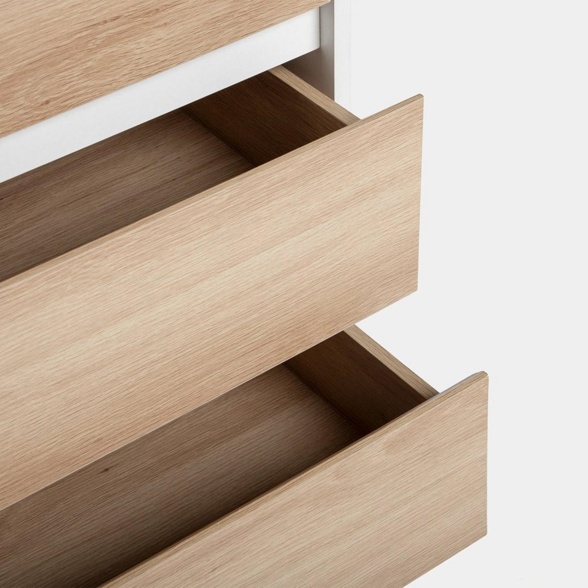 SCHUBLADENSCHRANK Kemi Zweifarbig 60 cm x 118 cm - Multicolor, Holzwerkstoff (60/118/40cm) - Klast Home