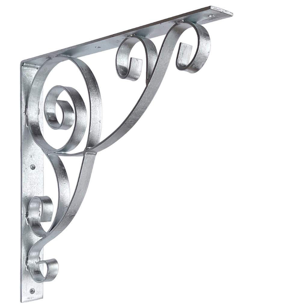 WINKELKONSOLE 50x50 cm Metall Feuerverzinkt - Grau, Metall (50/50/5cm) - DanDiBo
