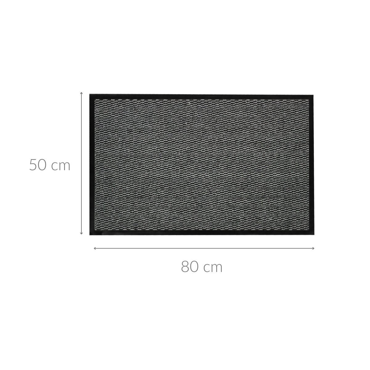 FUSSMATTE Julius staubabweisend - Anthrazit, Kunststoff (50/80cm) - Douceur d´intérieur
