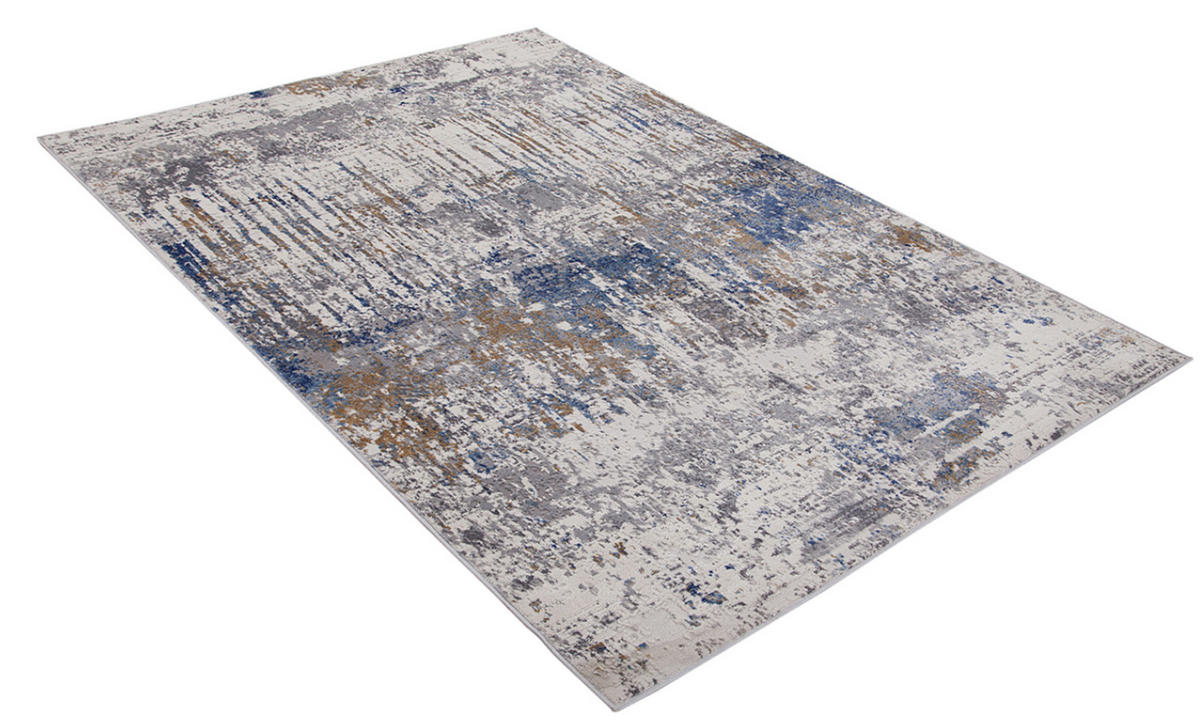 TEPPICH modern Flachgewebe GLIMSON Blau 160 x 230 cm - Blau, Textil (160/230cm) - Novatrend