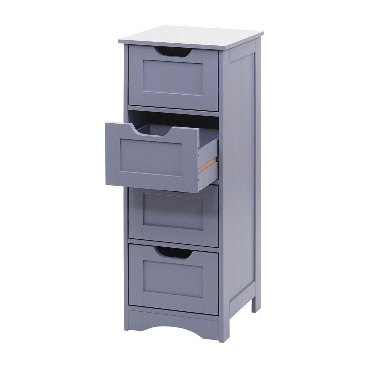 KOMMODE Grau - Grau, Holzwerkstoff (30/80/26cm) - MCW