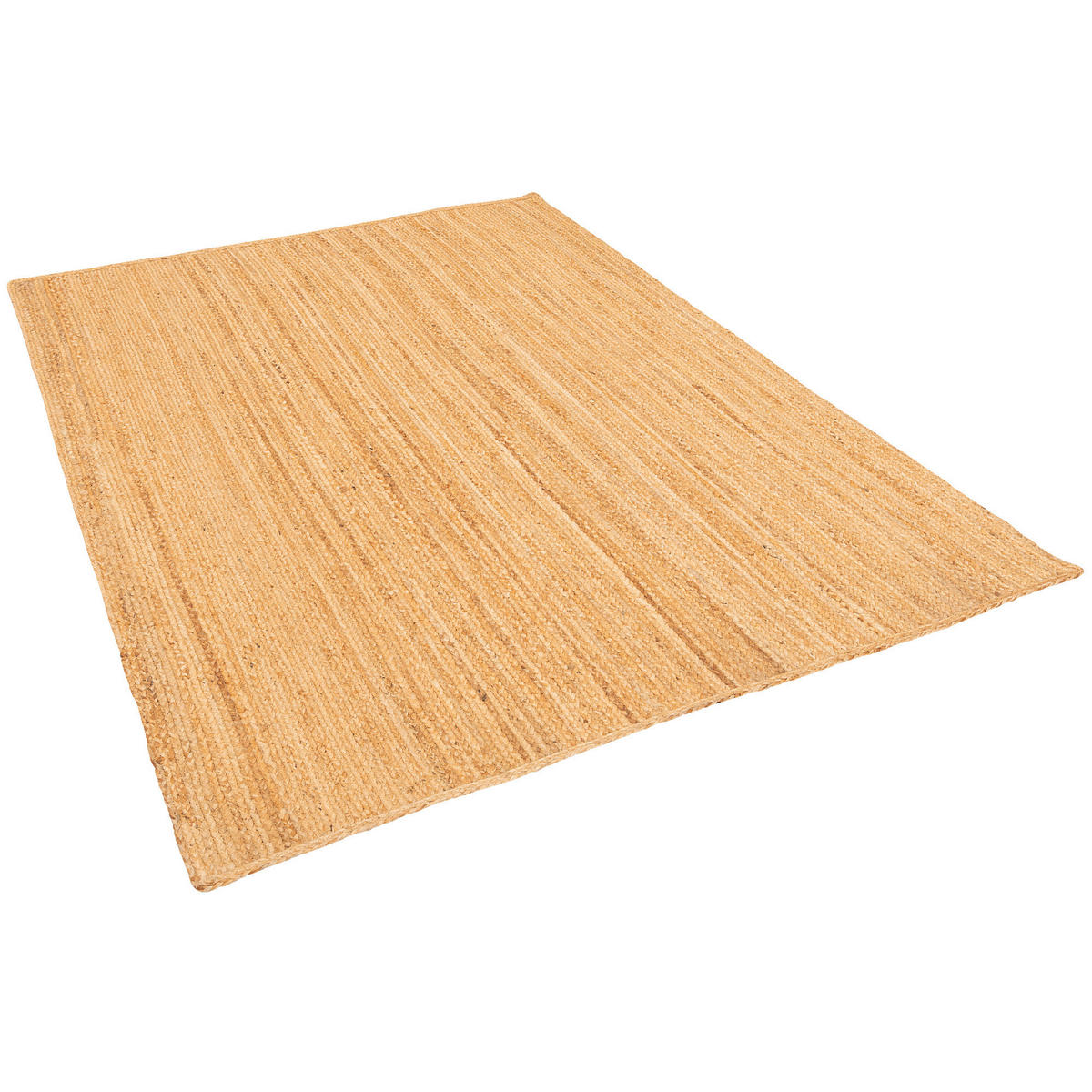NATURFASER TEPPICH JUTE SALSA UNI - Beige, Textil (80/150cm) - Pergamon