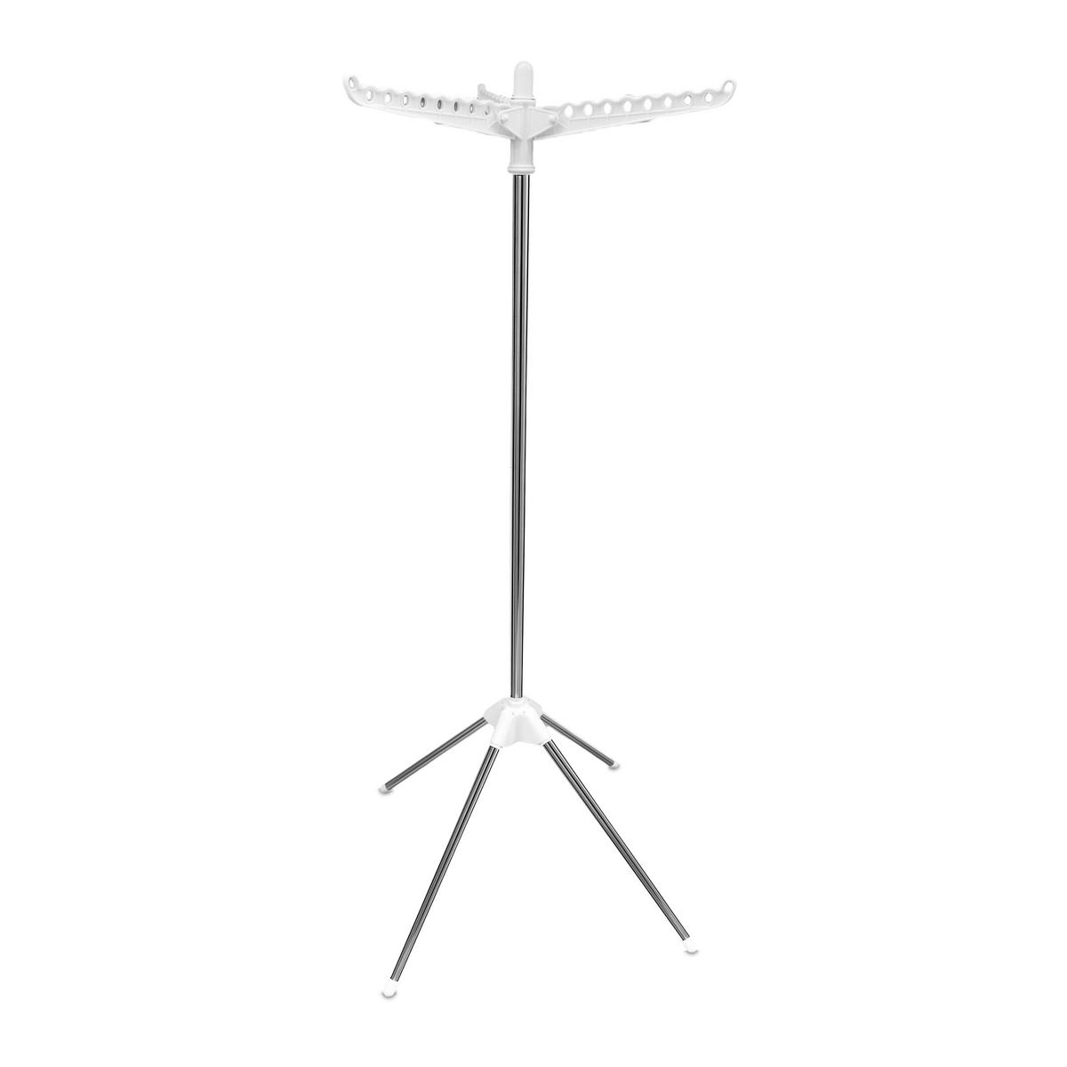 SUŠIAK na bielizeň - viacfarebná, kov/plast (56/143/56cm) - Relaxdays