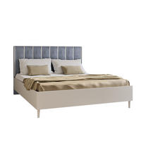 DOPPELBETT Luk I 160/200 cm ohne Matratze, Lattenrost, Bettkasten, weiß, grau - Weiß/Grau, Kunststoff (160/200cm) - Margaret Hadas24