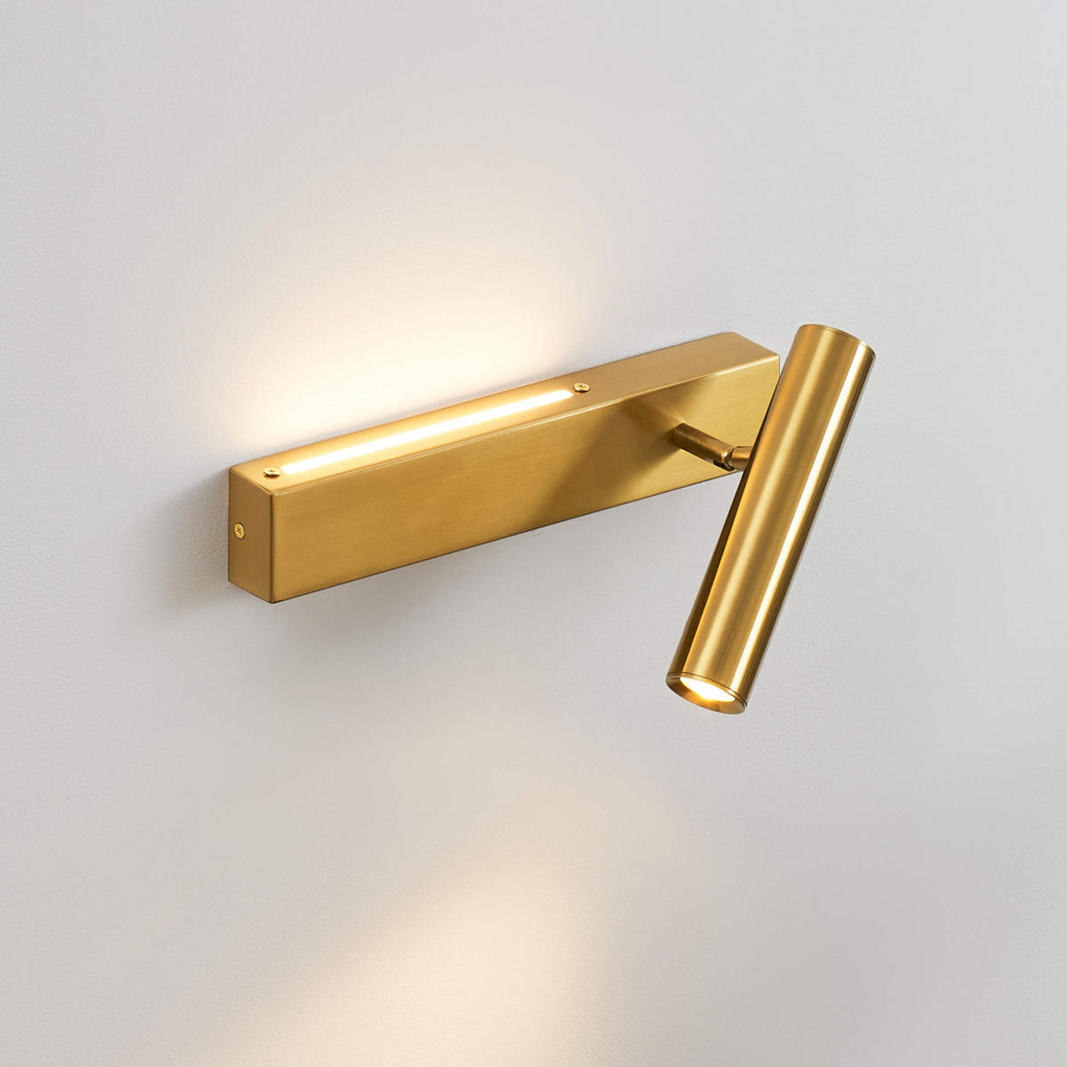WANDLEUCHTE Lodvi, Messing, 30cm - Goldfarben, Metall (14/18.5/30cm) - KOSILUM