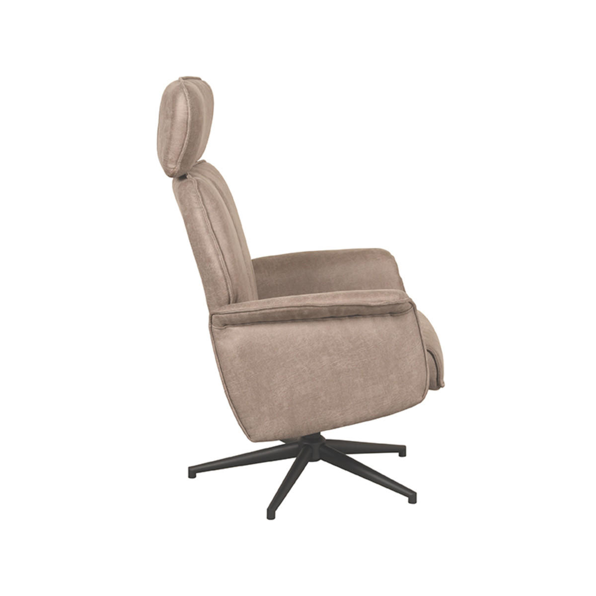 SESSEL Verdal Taupe 79/77/109 cm - Taupe, Textil (77/109/79cm) - LABEL51